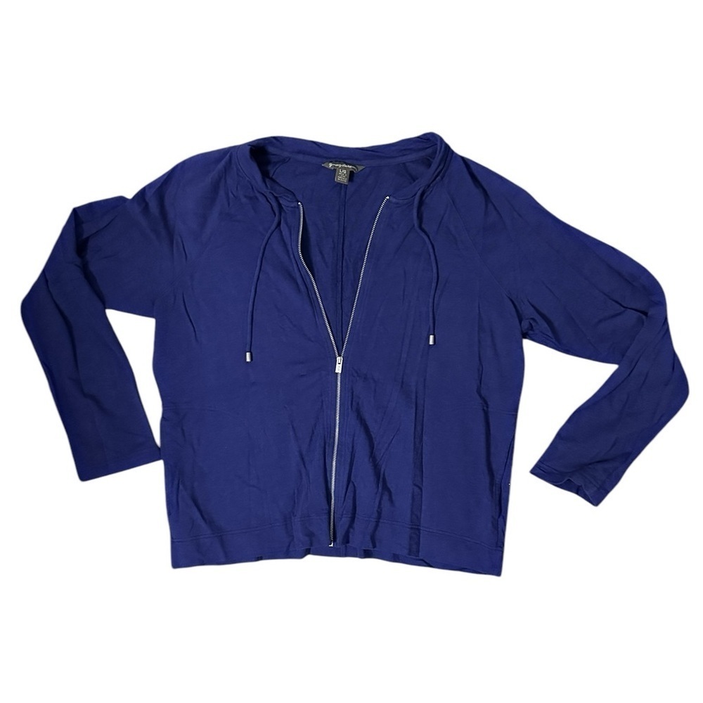Tommy Bahama Full Zip Blue Jacket Large